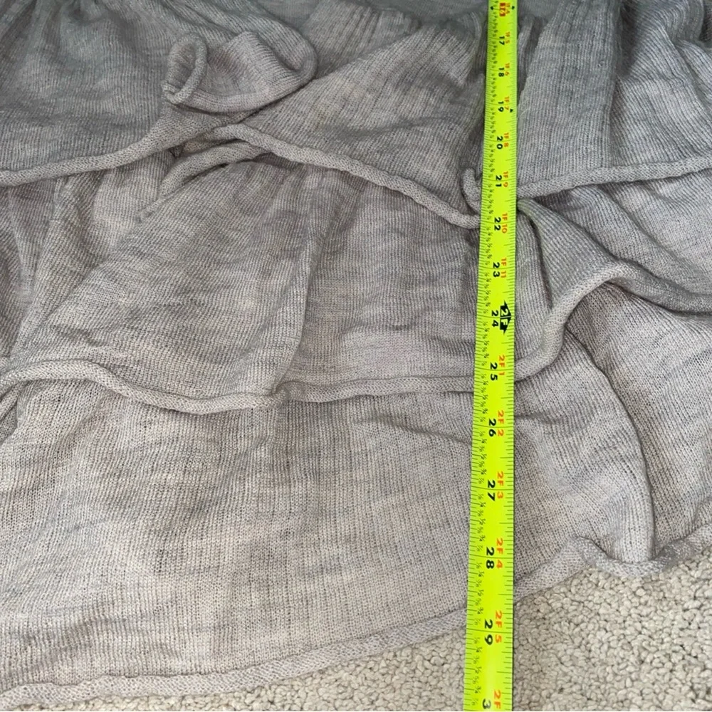 Garnet Hill Merino Wool Cardigan Sweater Medium‎ Tired Ruffles * READ Below